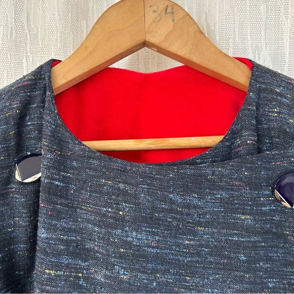 NEW Upcycled vintage 90s boxy fit jacket - Picture 7 of 10